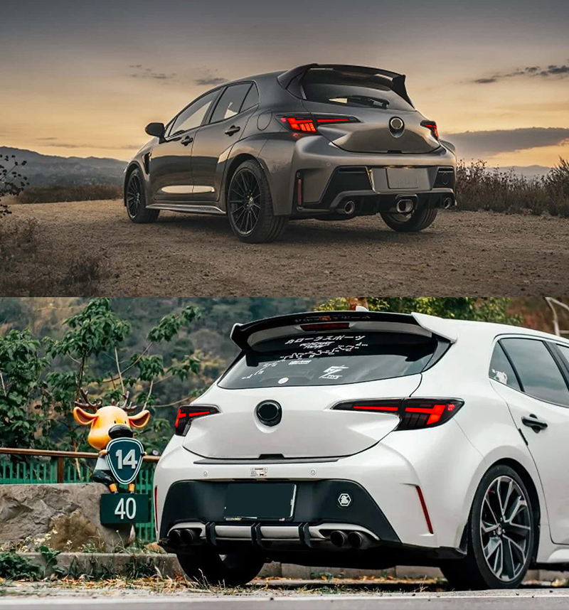 Toyota Corolla Tail Lights LL-B603-S For Toyota US Corolla Hatchback (2020–2024) 21 Corolla Tail Lights