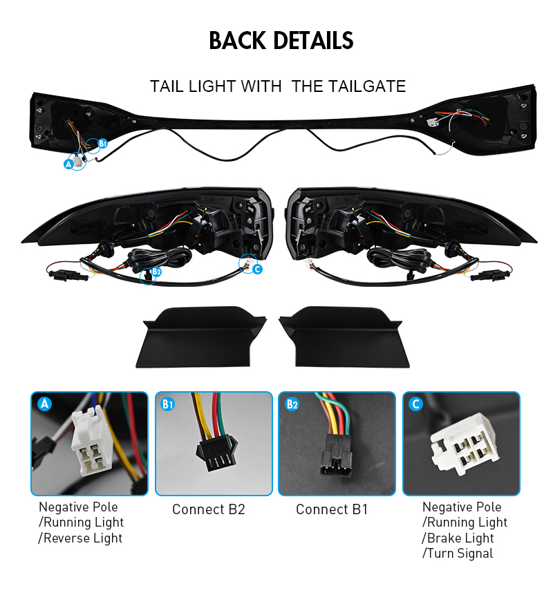Toyota US Corolla Tail Lights TT-LL-B105D For Toyota US Corolla (2020–2024) 18 Corolla Tail Lights