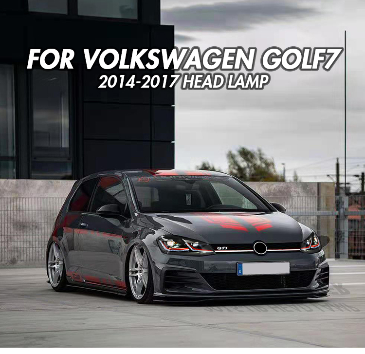 Volkswagen Golf 7 Headlights GLF-A282-A For VW Golf MK7 (2015–2017) Head Lamp 19 Golf 7 Headlights