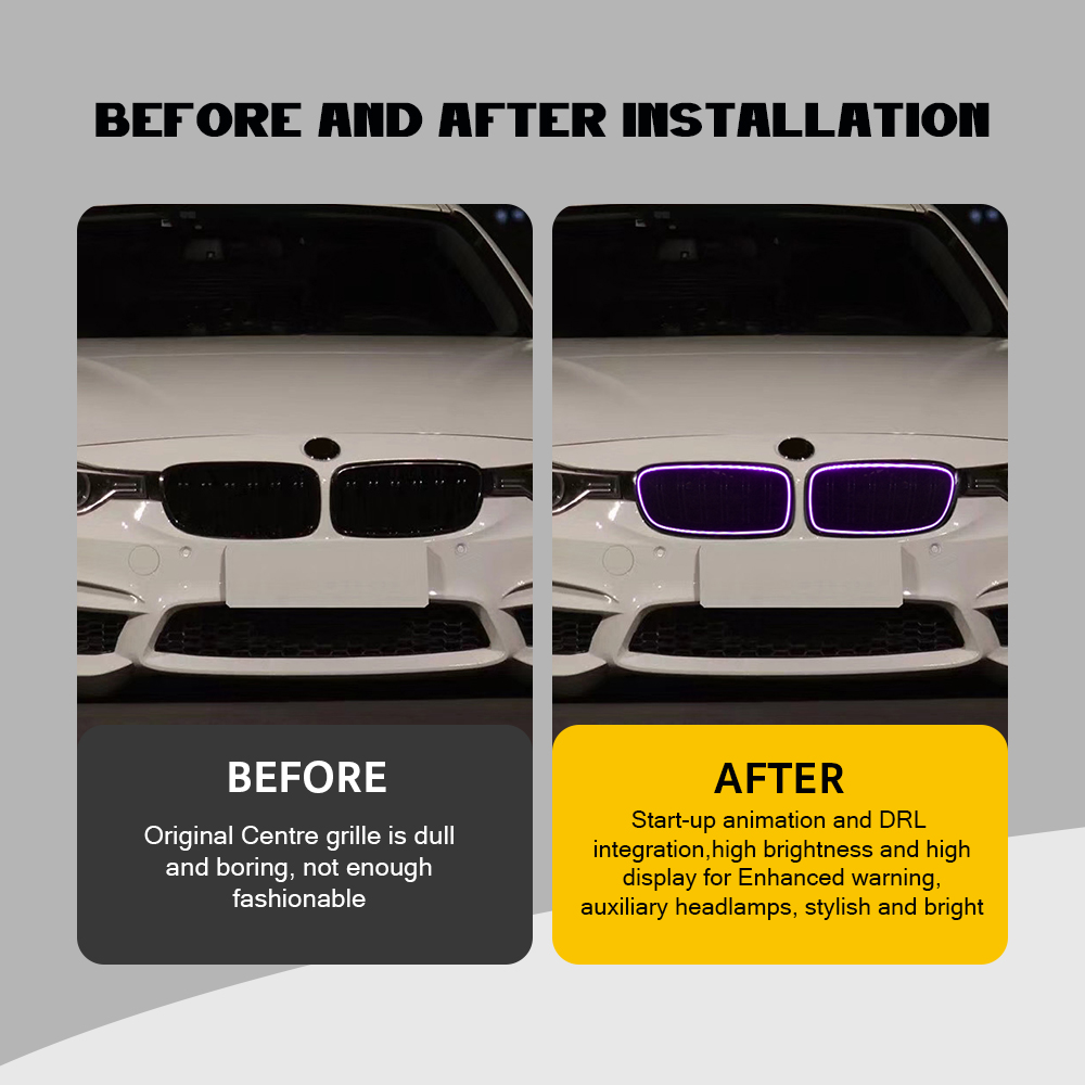 BMW 3 Series F30 Illuminated Front Grille 25 Illuminated Front Grille