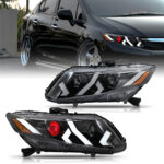 Honda Civic Headlights SY-A523 Series For Honda Civic (2012–2015) - Gambar Kecil Galeri Produk 8
