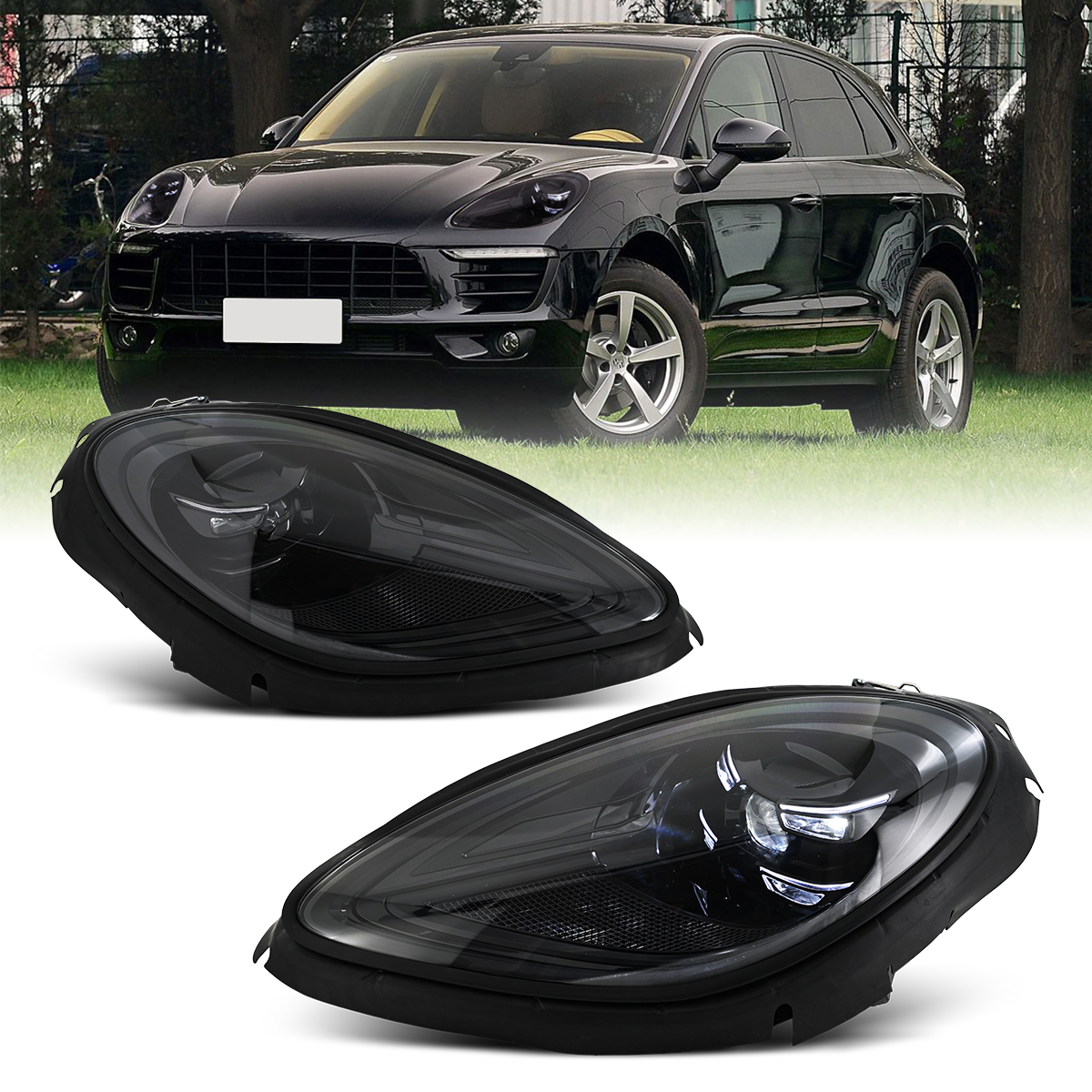 Macan 95B.1 Headlights