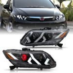 Honda Civic Headlights SY-A523 Series For Honda Civic (2012–2015) - Gambar Kecil Galeri Produk 7