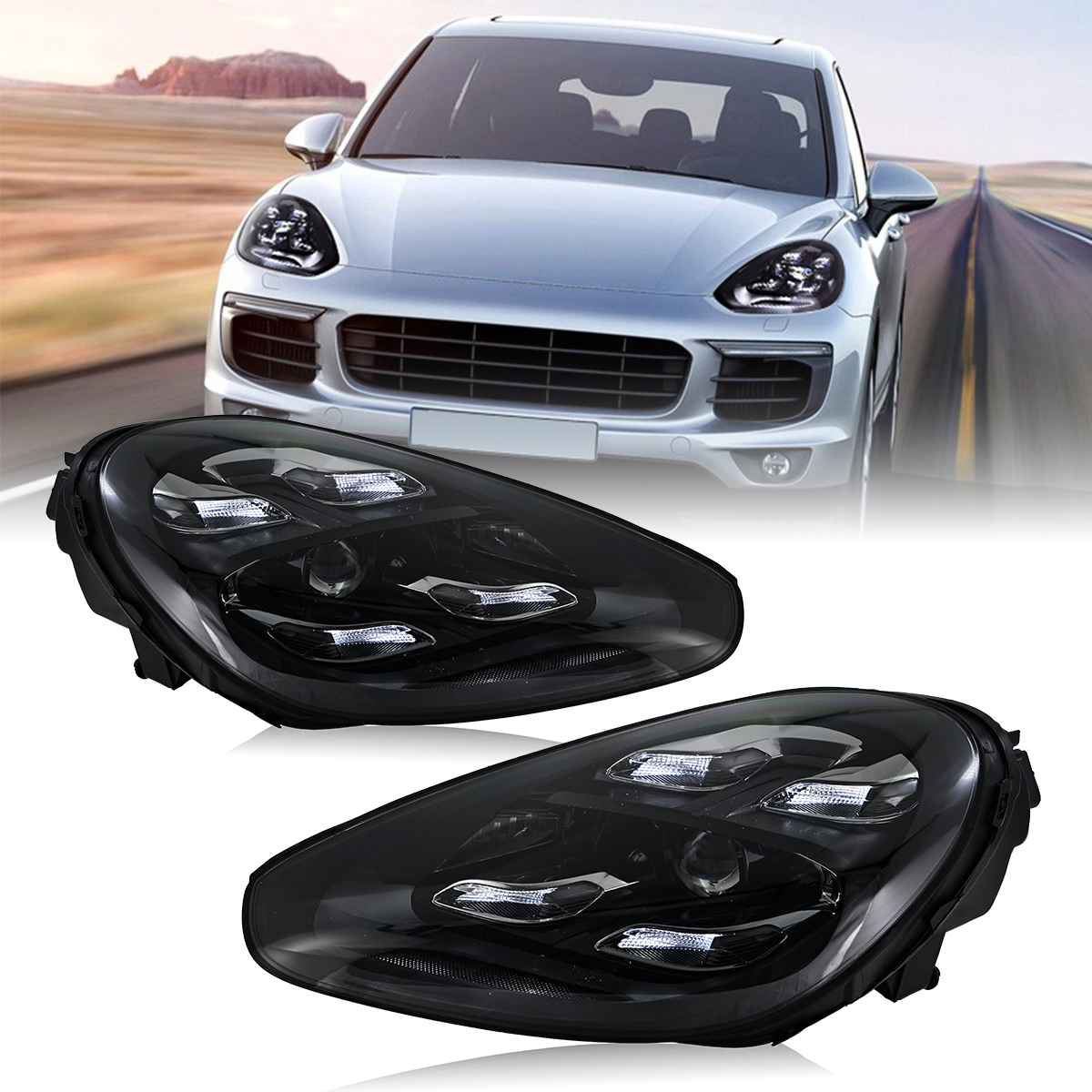 Cayenne 958.2 Headlights