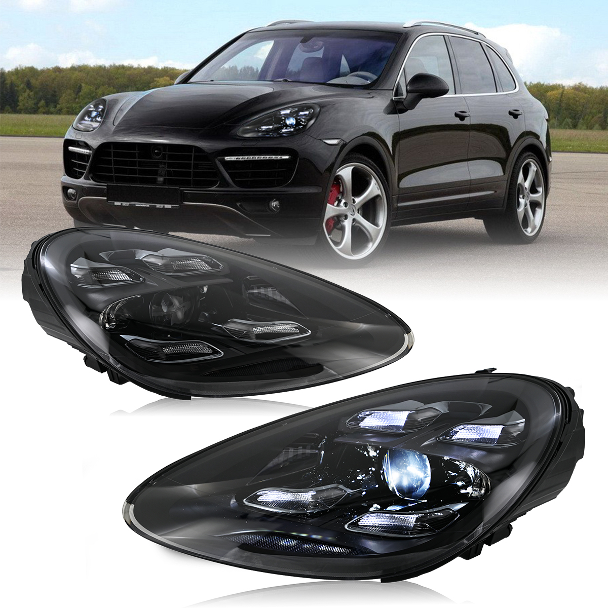 Cayenne 958.1 Headlights