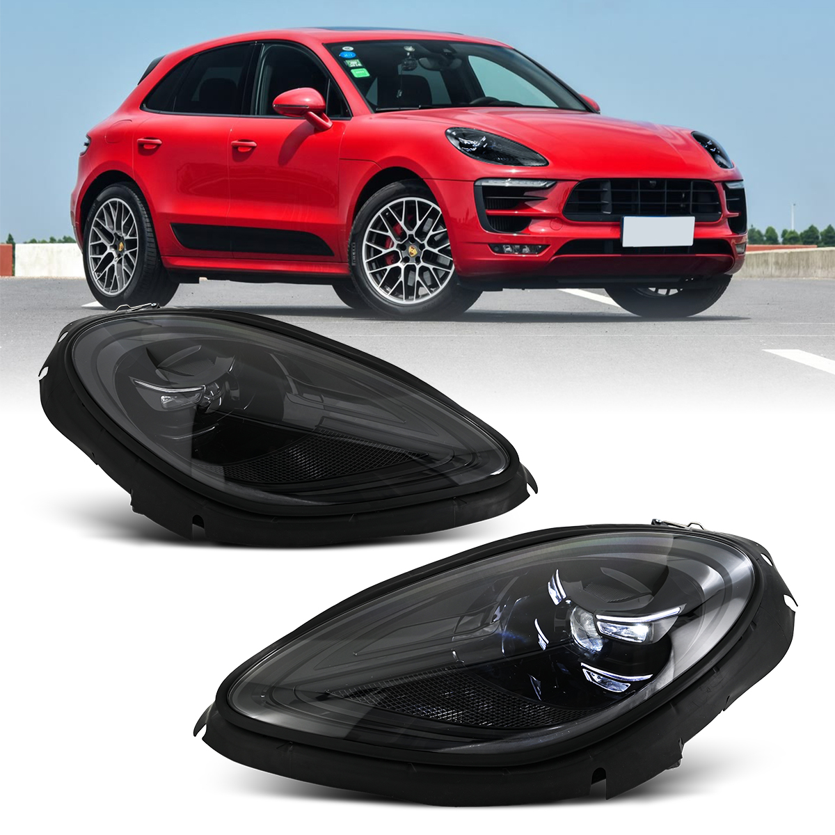 Macan 95B.1 Headlights