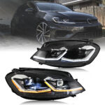 Volkswagen Golf MK7.5 Headlights GLF-A282-G7.5 For Volkswagen Golf MK7.5 (2018–2021 г.) - Миниатюра галереи продуктов 4