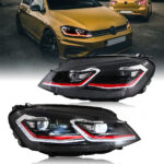 Lampu Depan Volkswagen Golf MK7 GLF-A282-G7 Untuk Volkswagen Golf MK7 (2015–2017) - Gambar Kecil Galeri Produk 4