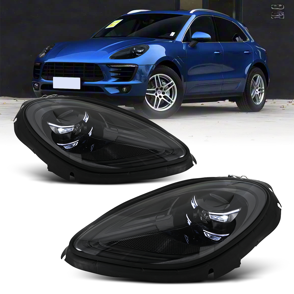 Macan 95B.1 Headlights