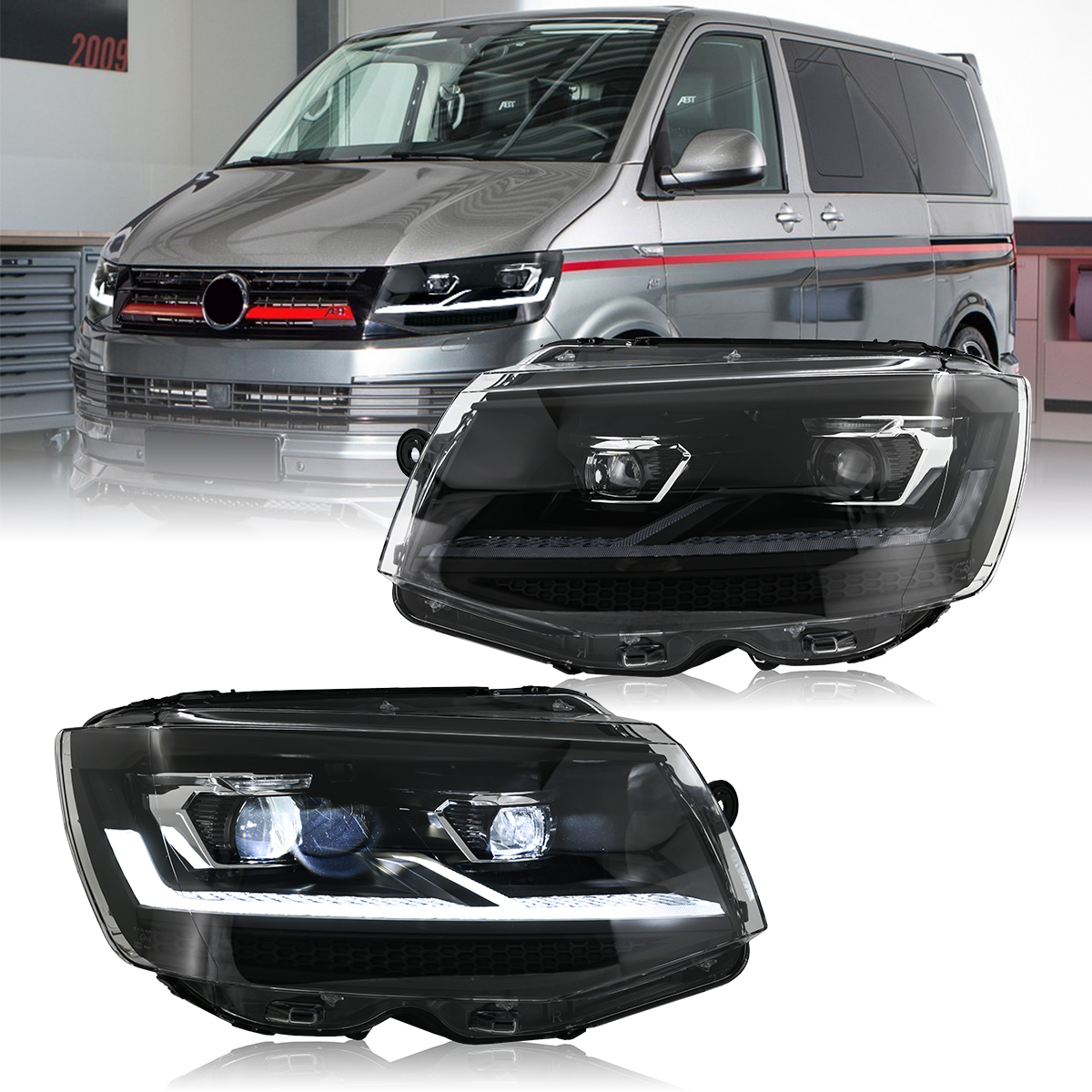 Volkswagen T6 Headlights