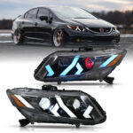 Honda Civic Headlights SY-A523 Series For Honda Civic (2012–2015) - Gambar Kecil Galeri Produk 4
