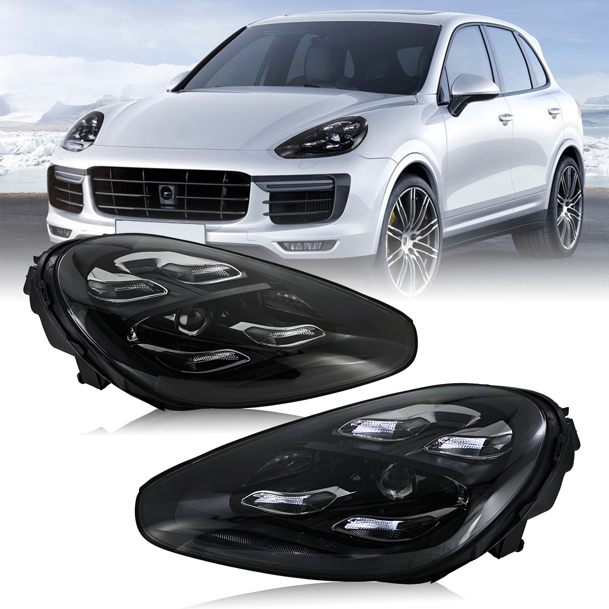 Cayenne 958.2 Headlights