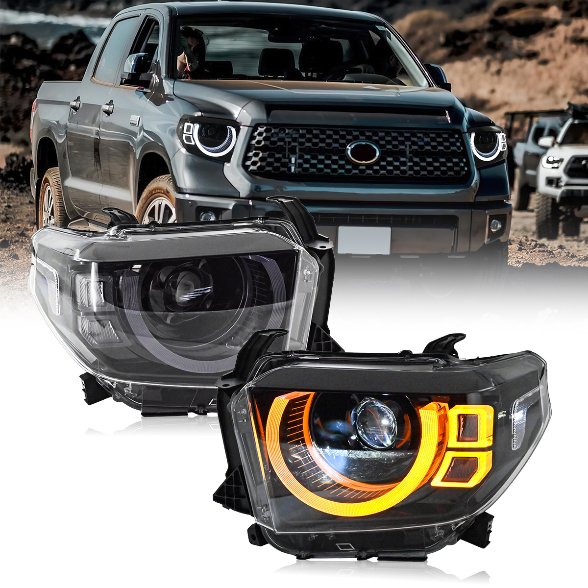 タンドラ TUNDRA ヘッドライト トヨタ タンドラ ヘッドライト TT-A181B トヨタ タンドラ用 (2014–2021