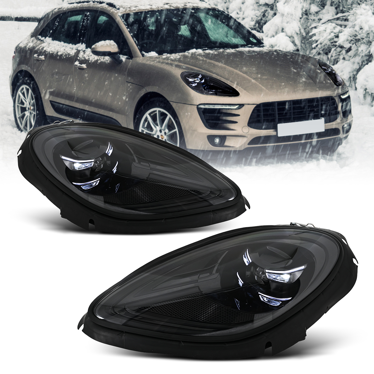 Macan 95B.1 Headlights