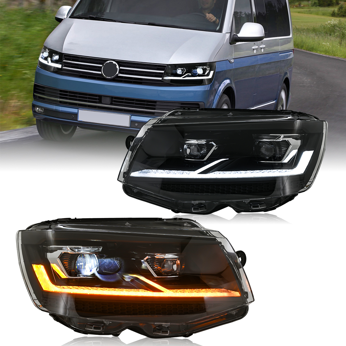 Volkswagen T6 Headlights