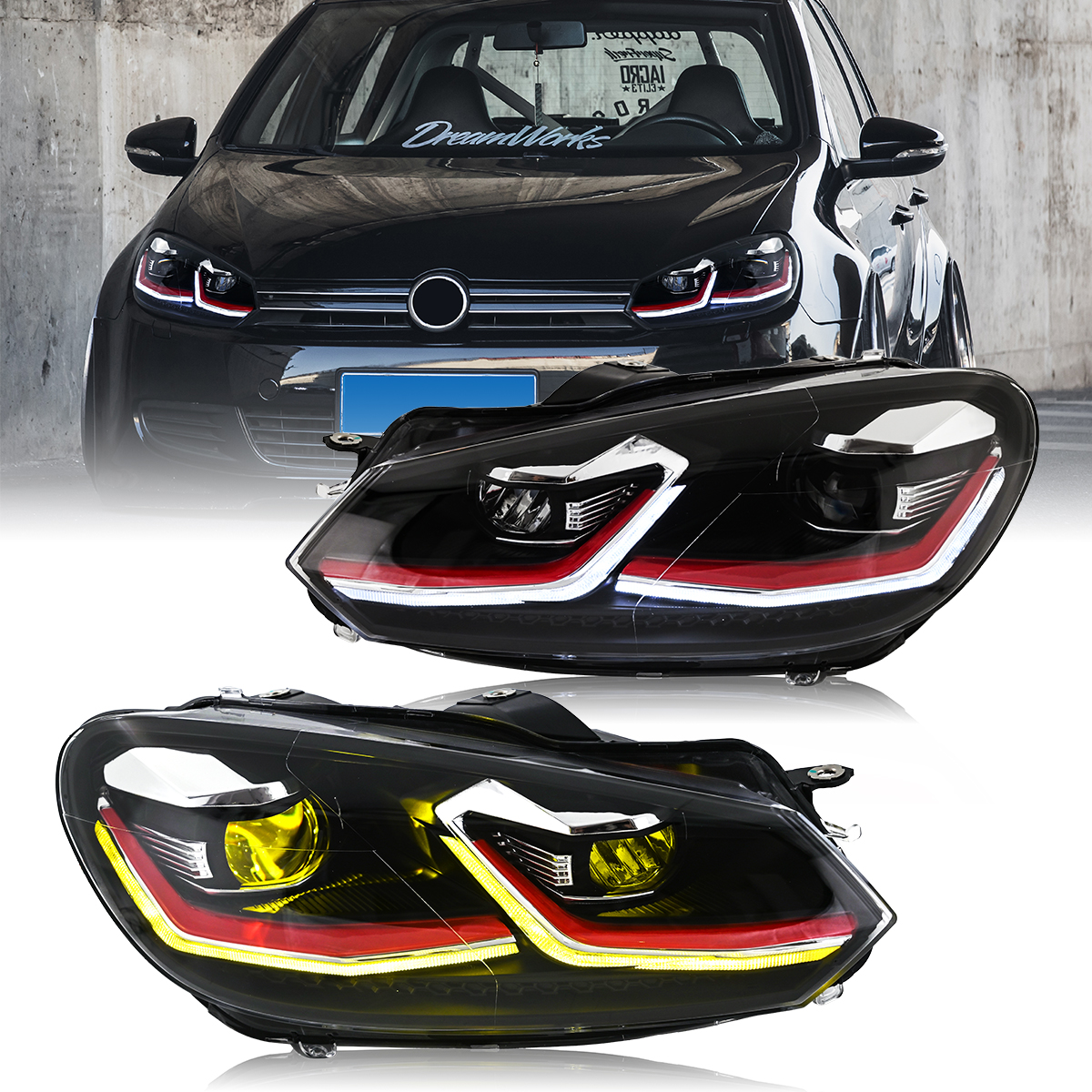 Golf MK6 Headlights