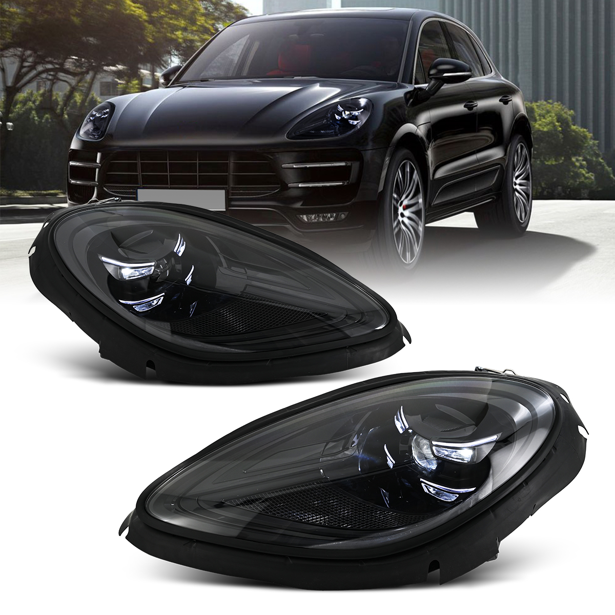 Macan 95B.1 Headlights