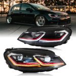 Lampu Depan Volkswagen Golf MK7 GLF-A282-G7 Untuk Volkswagen Golf MK7 (2015–2017) - Gambar Kecil Galeri Produk 7