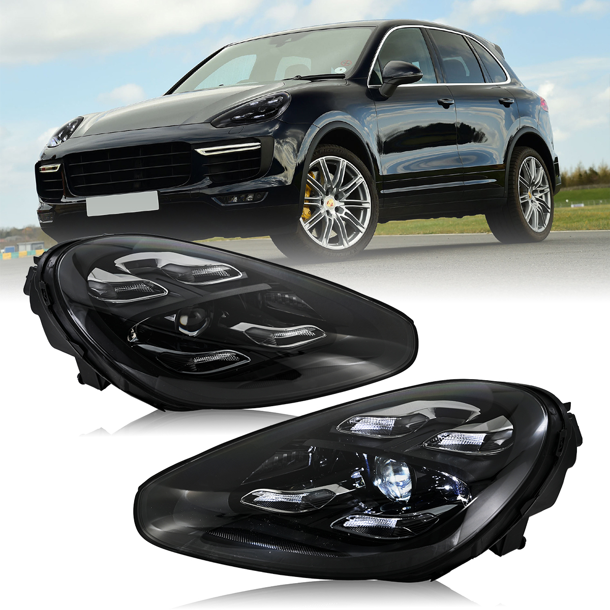 Cayenne 958.2 Headlights