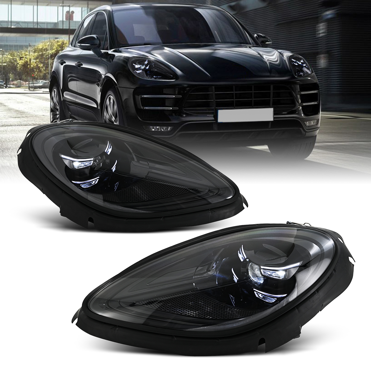Macan 95B.1 Headlights