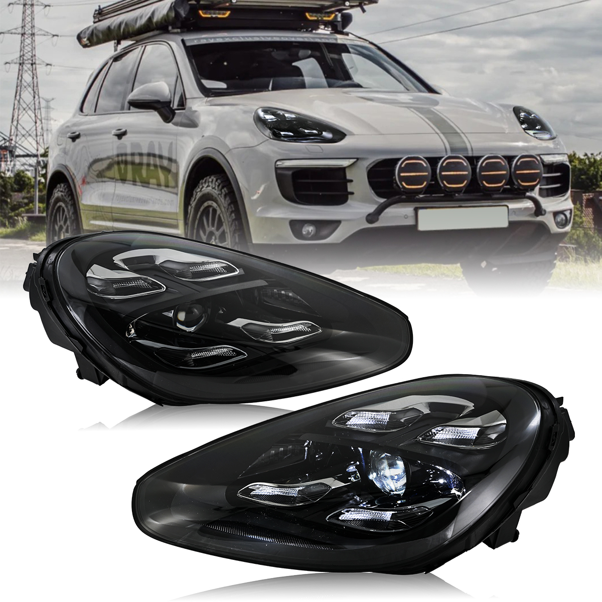 Cayenne 958.2 Headlights