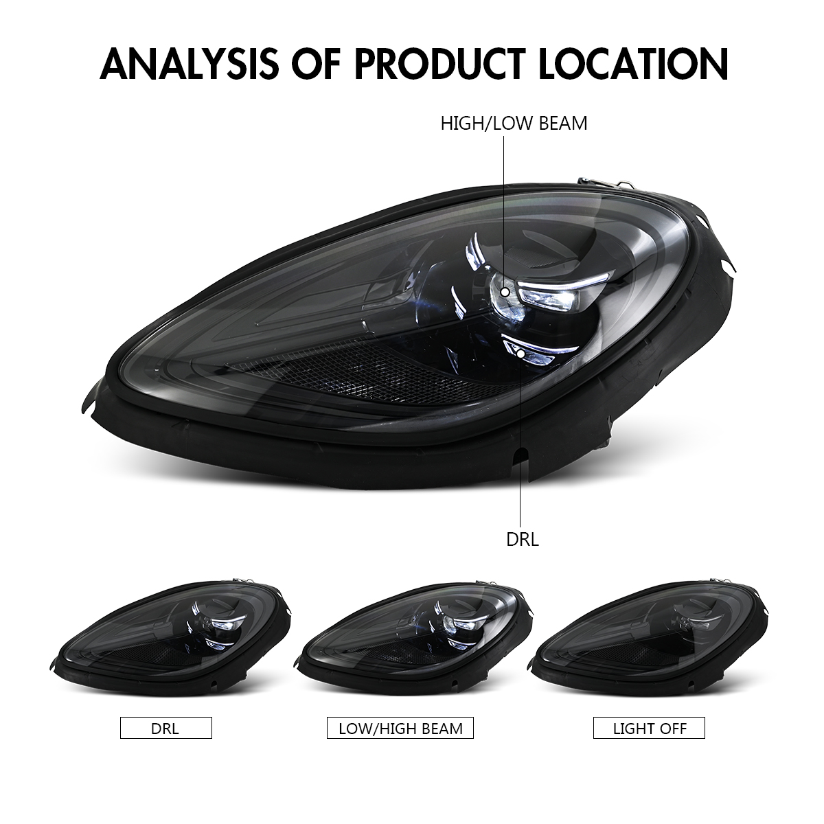 Porsche Macan 95B.1 Headlights A543-SF For Porsche Macan 95B.1 - View 10
