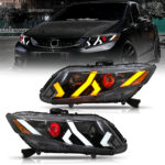 Honda Civic Headlights SY-A523 Series For Honda Civic (2012–2015) - Gambar Kecil Galeri Produk 6