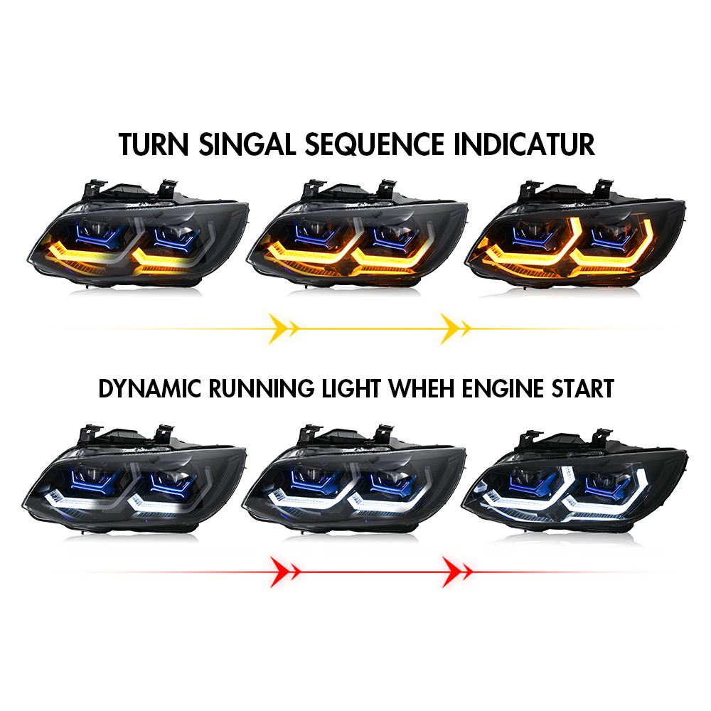 BMW E92 Headlights E92-A208-2-B For BMW 3 Series E92 E93 LCI - View 10