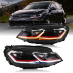 Lampu Depan Volkswagen Golf MK7 GLF-A282-G7 Untuk Volkswagen Golf MK7 (2015–2017) - Gambar Kecil Galeri Produk 8