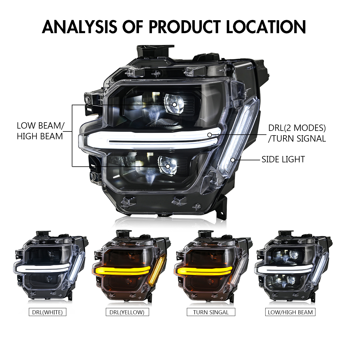 Ford F150 Headlights F150-A535 Series For Ford F-150 (2024–2026) - View 10