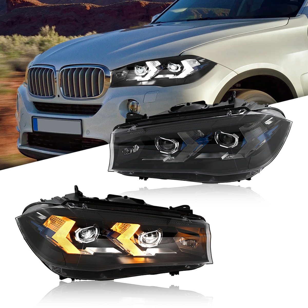 X5 F15 Headlights