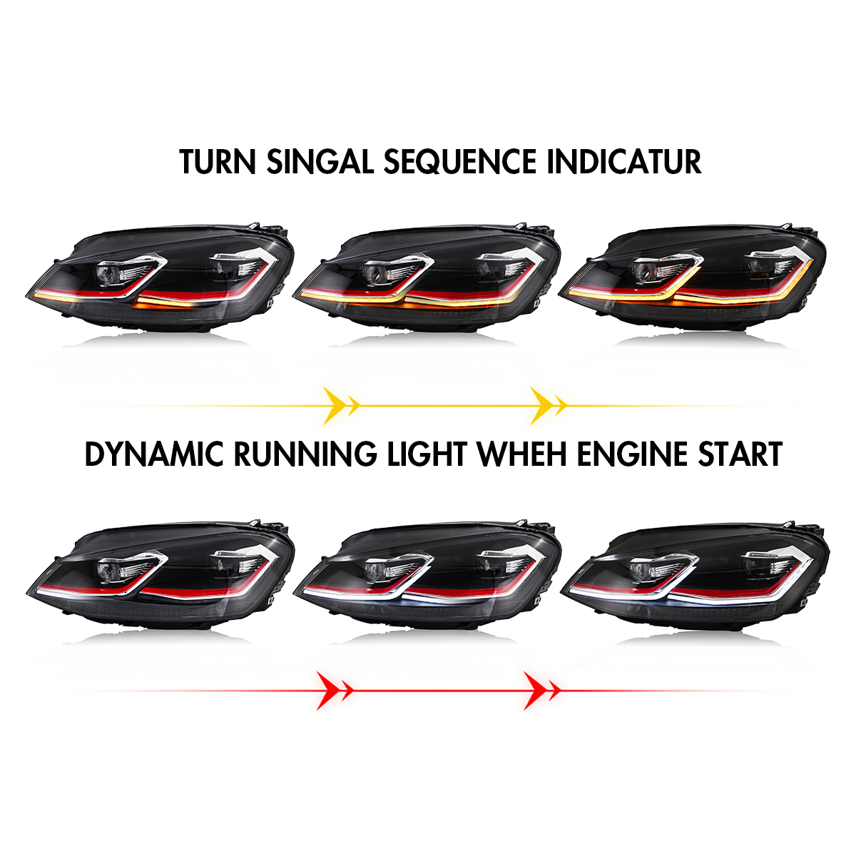Golf MK7 Headlights