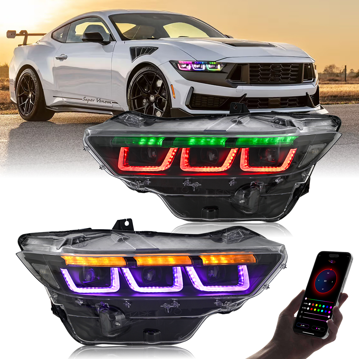 Mustang Headlights