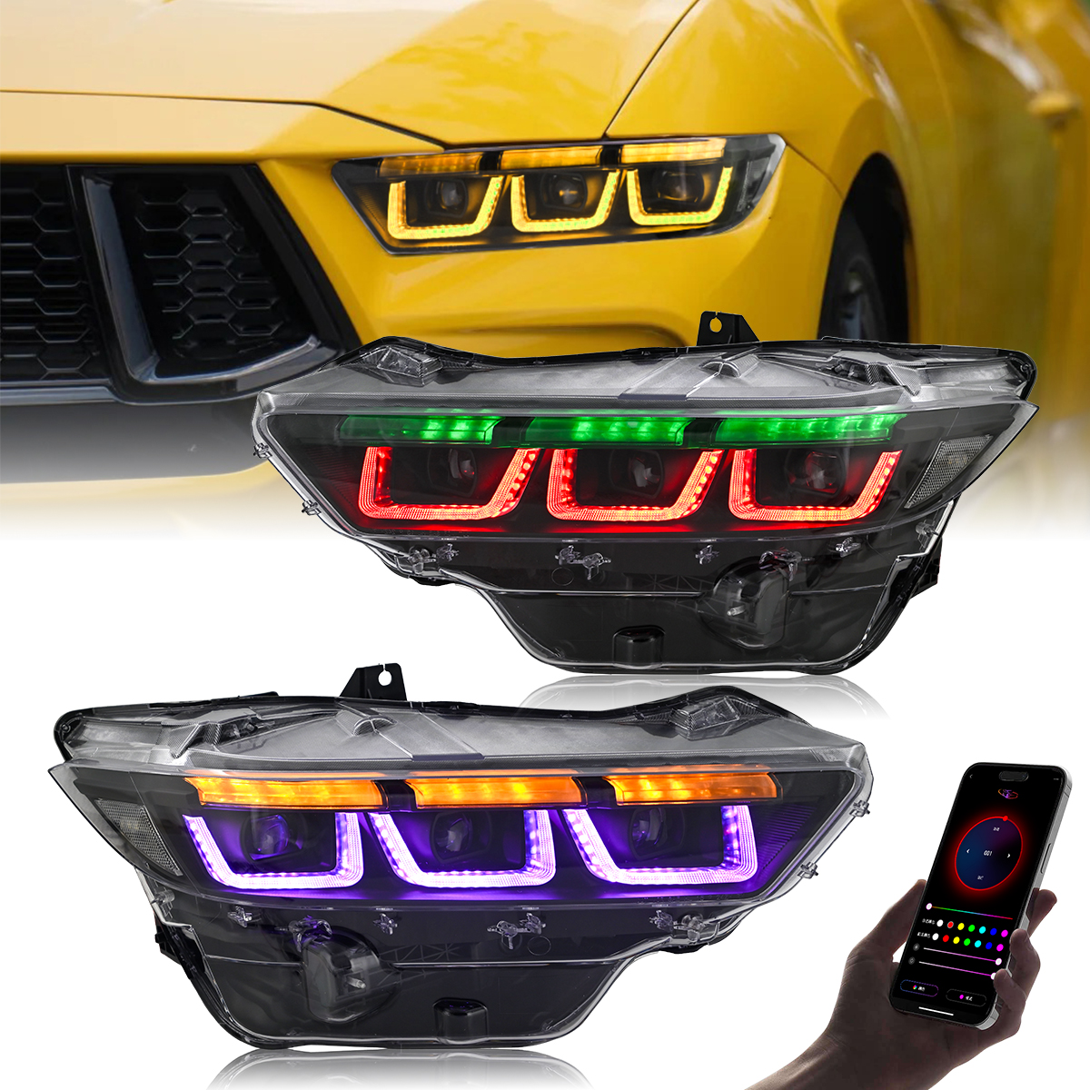 Mustang Headlights