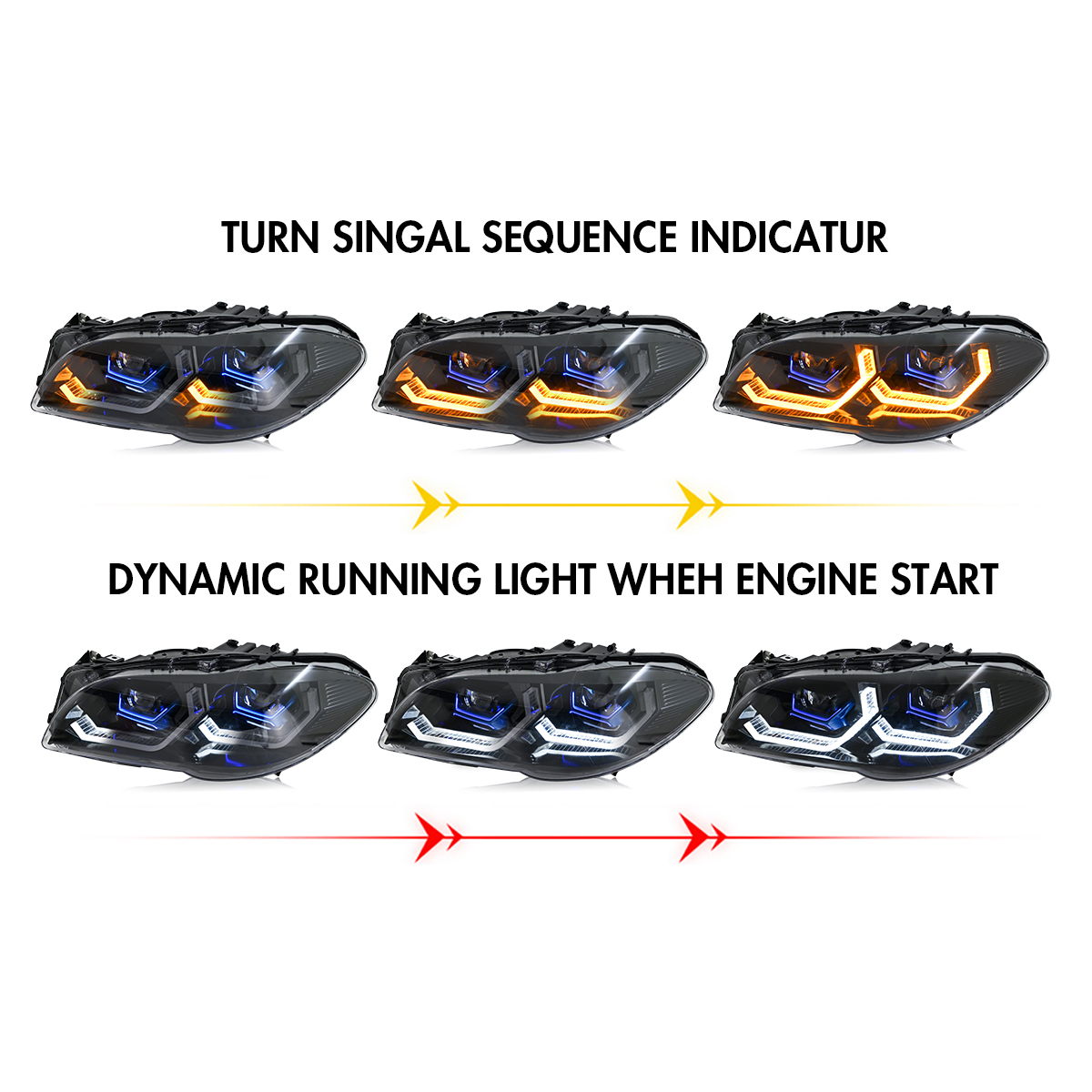 BMW 5 Series Headlights