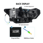 Ford Mustang Scheinwerfer YM-A530-RGB Für Ford Mustang (2024-Gegenwärtig) - Miniaturansicht der Produktgalerie 12