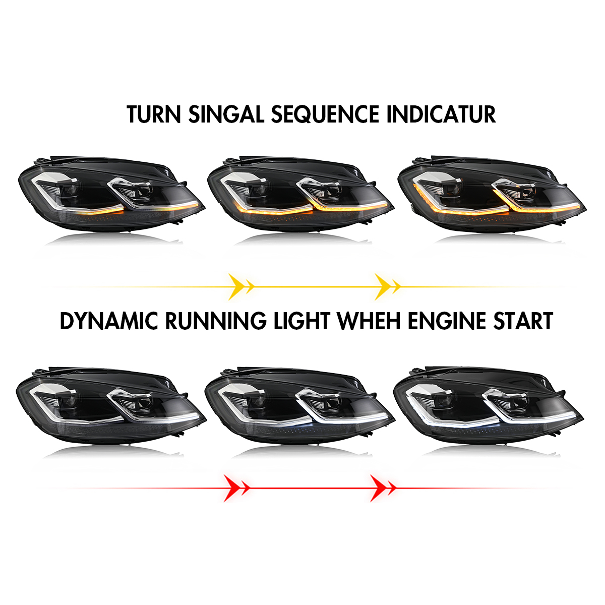 Golf MK7.5 Headlights