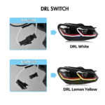 Lampu Depan Volkswagen Golf MK6 GLF-A282-G6 Untuk Volkswagen Golf MK6 (2010–2014) - Gambar Kecil Galeri Produk 15
