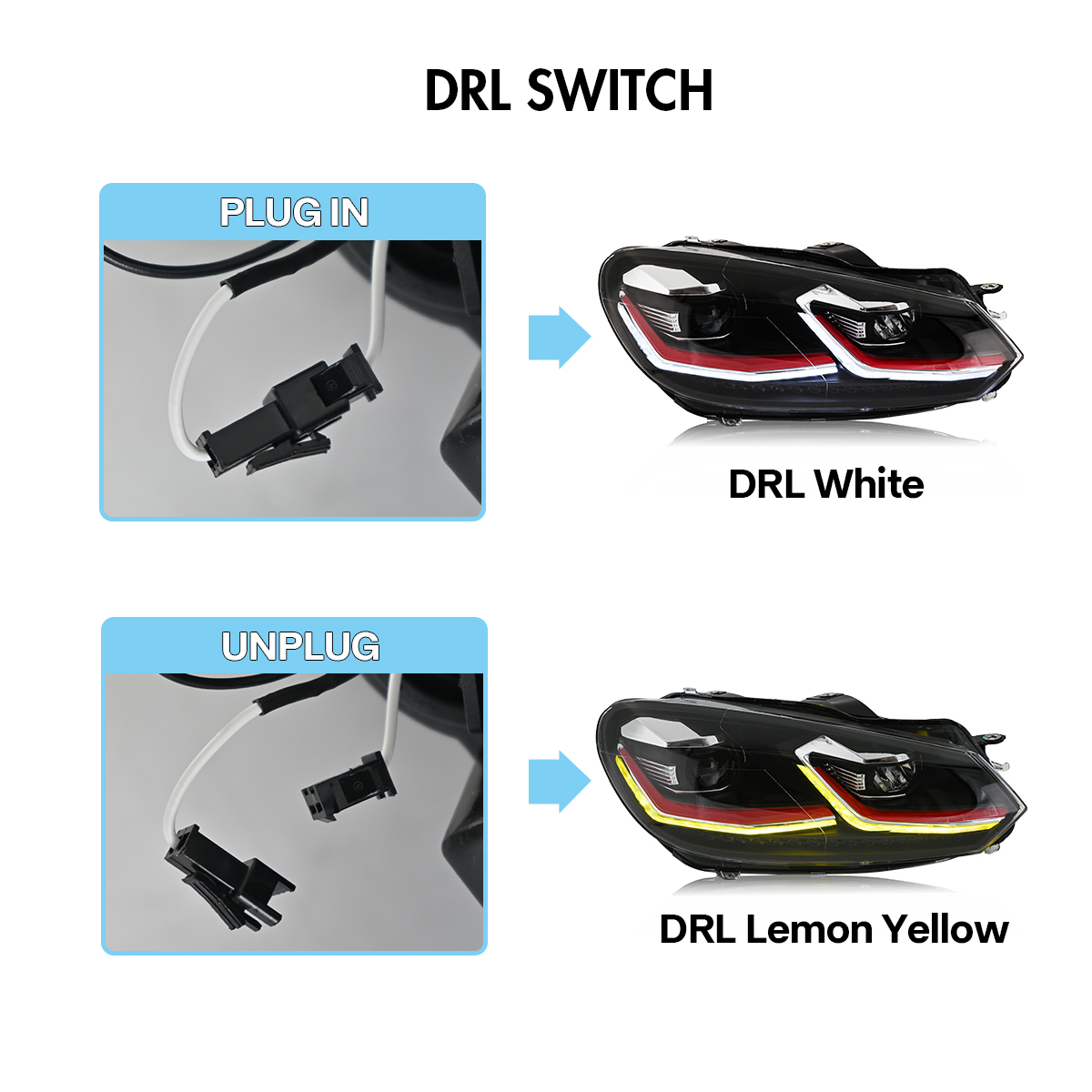 Golf MK6 Headlights