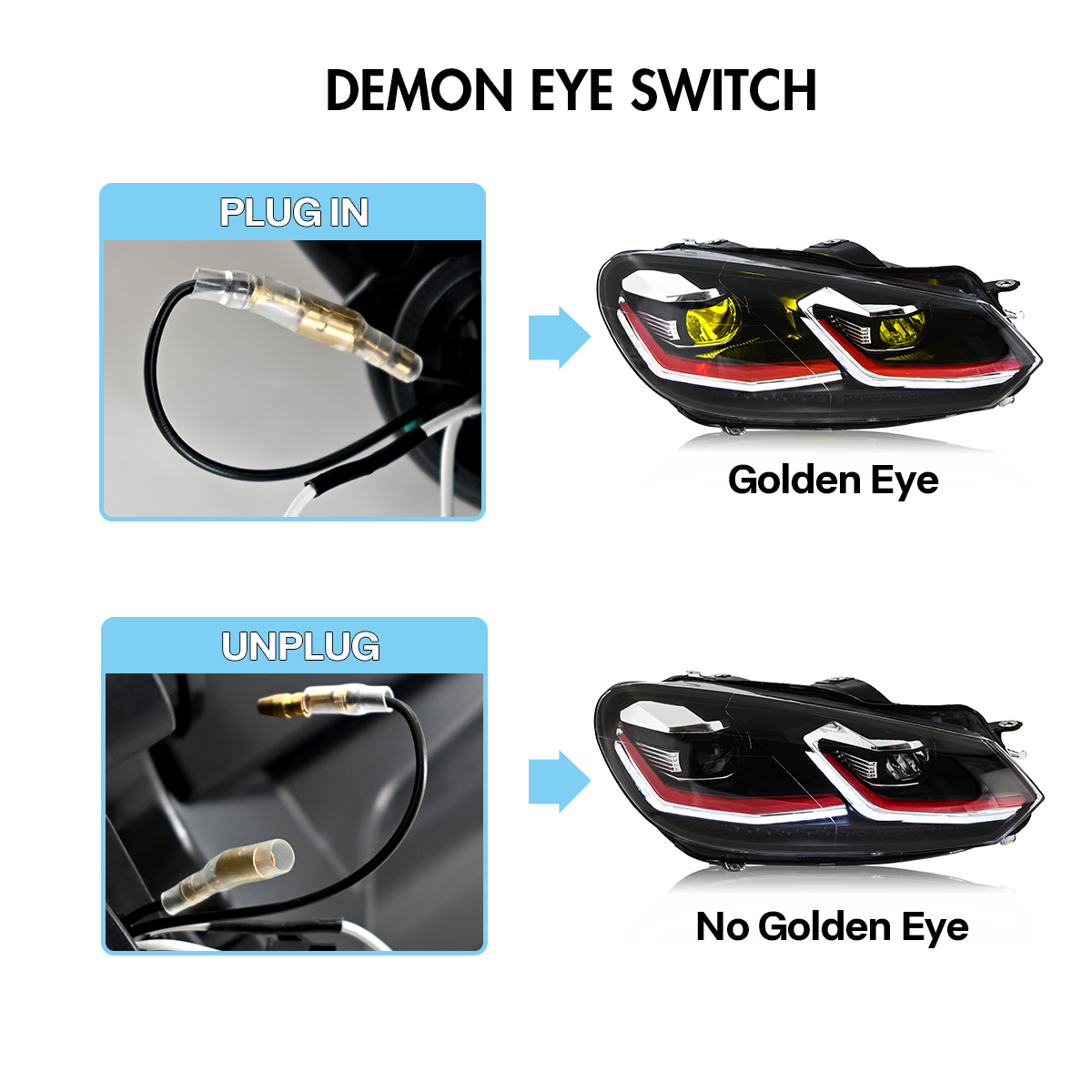 Golf MK6 Headlights