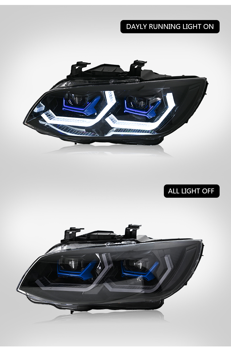 BMW E92 Headlights E92-A208-2-B For BMW 3 Series E92 E93 LCI 22 E92 Headlights