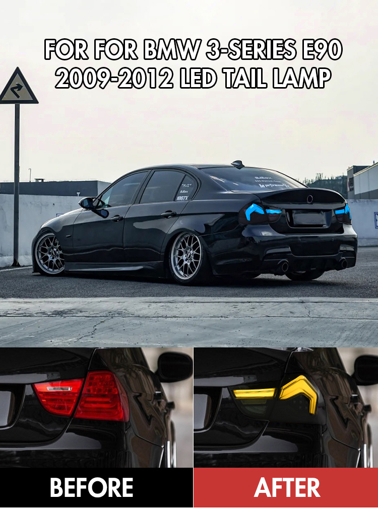 BMW 3 Series Tail Lights E90-B204-RGB For BMW E90 LCI (2009–2012) 21 BMW 3 Series Tail Lights