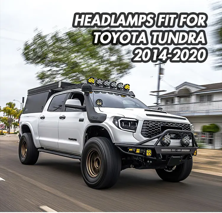 Toyota Tundra Headlights TT-A181-W For Toyota Tundra (2014–2021) 17 Tundra Headlights