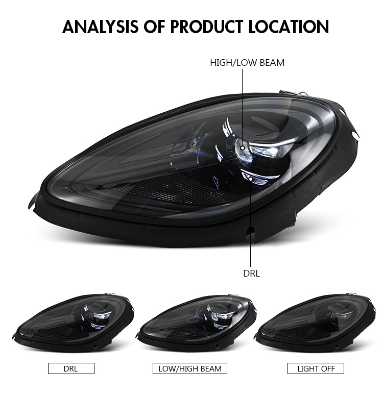 Porsche Macan 95B.1 Headlights A543-SF For Porsche Macan 95B.1 19 Macan 95B.1 Headlights