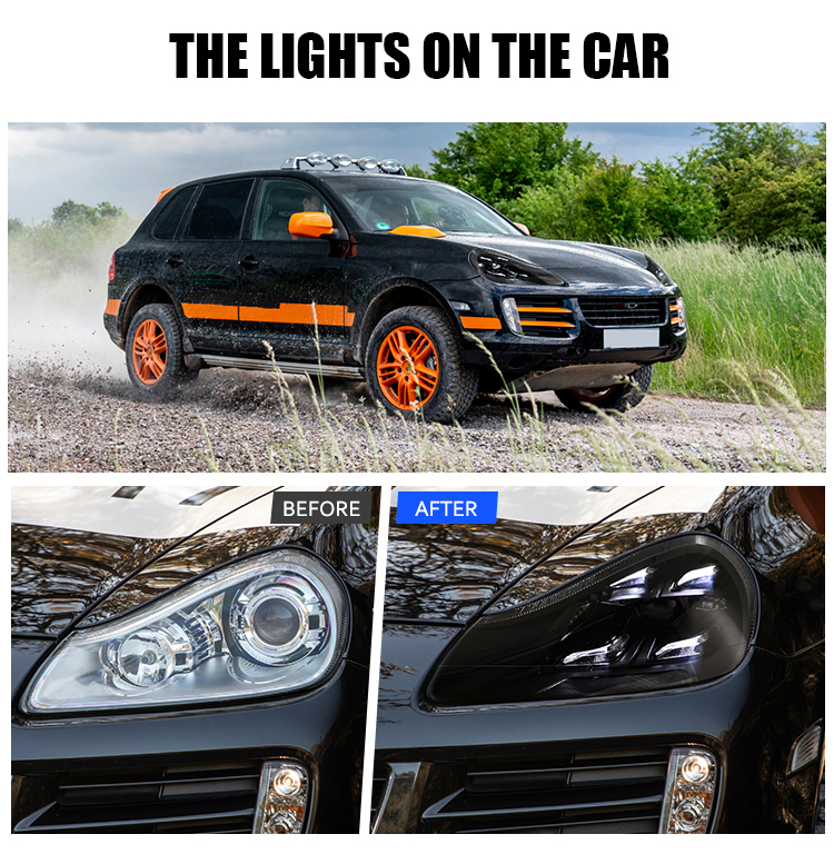 Porsche Cayenne 957 Headlights KY-A539 For Porsche Cayenne 957 18 Cayenne 957 Headlights