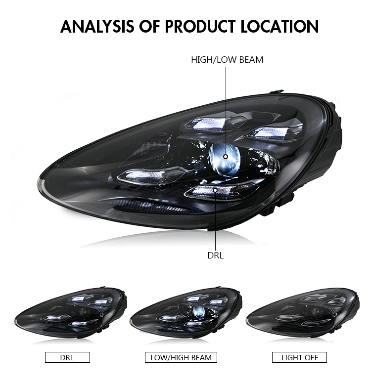 Porsche Cayenne 958.1 Headlights KY-A540 For Porsche Cayenne 958.1 19 Cayenne 958.1 Headlights