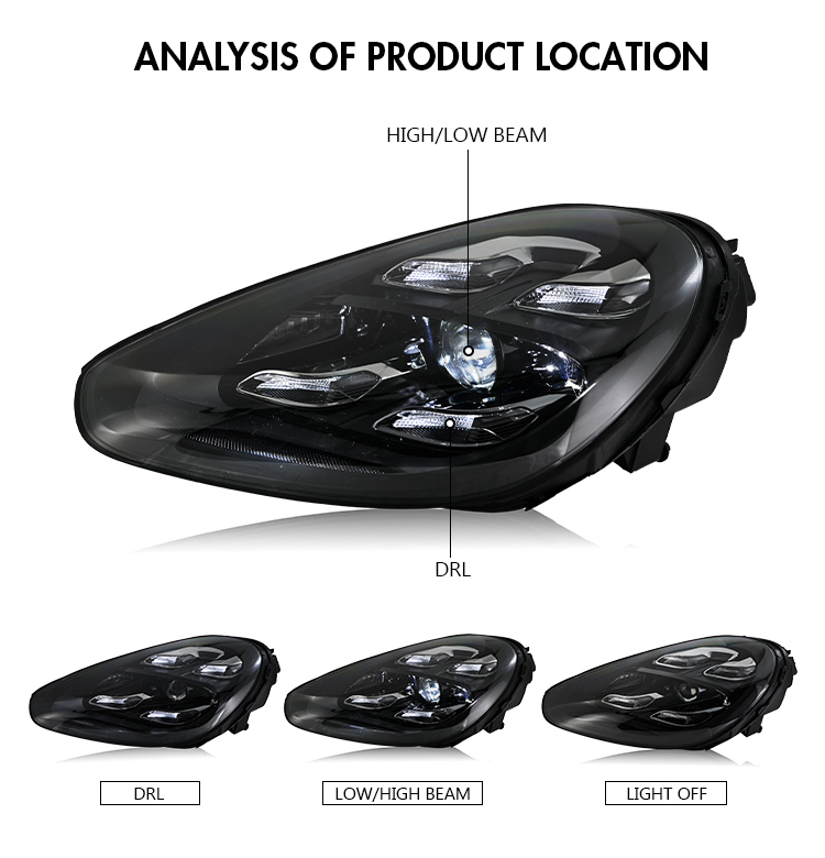 Porsche Cayenne 958.2 Headlights A541-SF For Porsche Cayenne 958.2 19 Cayenne 958.2 Headlights