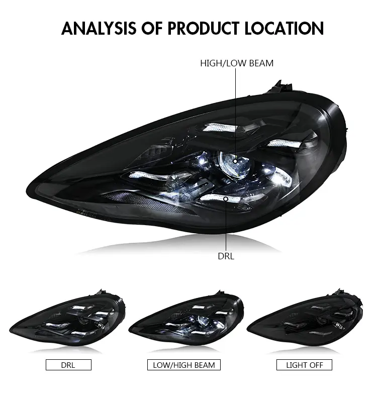 Porsche Panamera 970.1 Headlights PM-A542 For Porsche Panamera 970.1 19 Panamera 970.1 Headlights