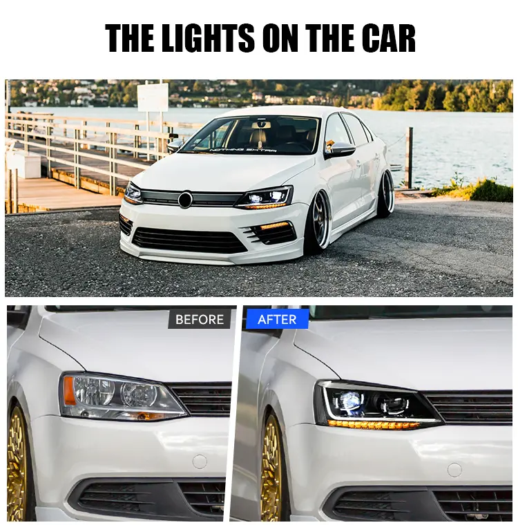 Volkswagen Jetta Headlights DZ-A547 For Volkswagen Jetta 18 Jetta Headlights