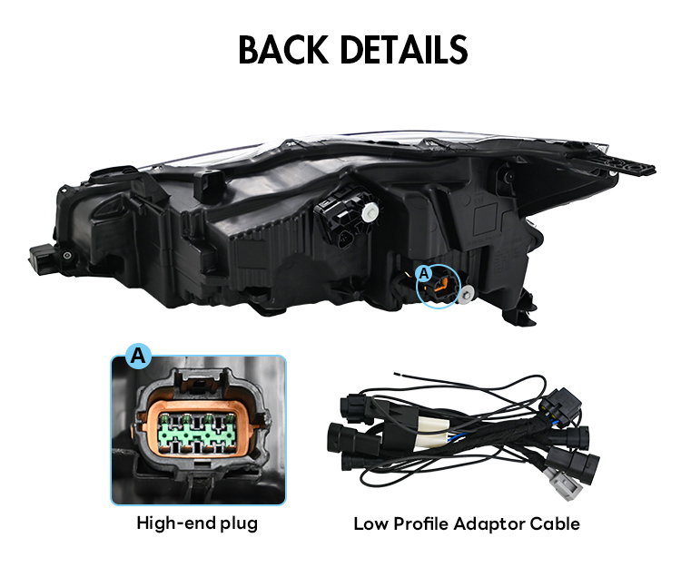 Nissan Altima Headlights TN-A528 For Nissan Altima (2019–2022) Upgrade to 2023 Style 21 Altima Headlights